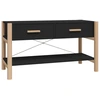 Image de vidaXL Armoire TV noire 82x38x45 cm Bois composite