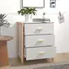 Image de vidaXL Sideboard Blanc 62x38x70 cm Bois composite