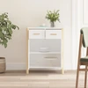 Image de vidaXL Sideboard Blanc 62x38x75 cm Bois composite