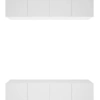 Image de vidaXL Armoires TV 4 pcs. Blanc 80x30x30 cm Bois composite