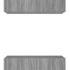 Image de vidaXL Armoires TV 4 pcs. Gris Sonoma 80x30x30 cm Bois composite