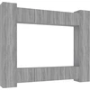 Image de vidaXL Ensemble de 8 meubles TV Gris Sonoma Bois composite