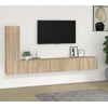Image de vidaXL Ensemble d'armoires TV 3 pièces en bois composite chêne Sonoma