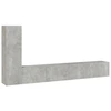 Image de vidaXL Ensemble de 3 meubles TV en bois gris béton