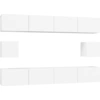 Image de vidaXL Ensemble de 6 meubles TV blanc en bois composite