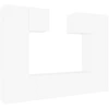Image de vidaXL Ensemble de 6 meubles TV blanc en bois composite