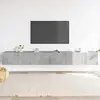 Image de vidaXL Ensemble de 3 meubles TV en bois gris béton