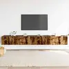 Image de vidaXL Ensemble de meubles TV 3 pièces chêne fumé bois composite