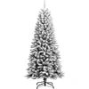 Image de vidaXL Sapin de Noël artificiel enneigé 150 cm PVC&PE
