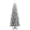 Image de vidaXL Sapin de Noël artificiel enneigé 210 cm PVC&PE