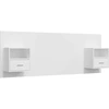 Image de vidaXL Tête de lit avec chevets Blanc Bois composite