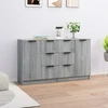Image de vidaXL Sideboards 2 pcs. Gris Sonoma 60x30x70 cm Bois composite