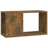 Image de vidaXL Armoire TV chêne fumé 60x24x32 cm Bois composite