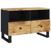 Image de vidaXL Armoire TV 70x33x46 cm en bois massif de manguier