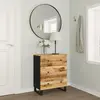 Image de vidaXL Buffet 60x33x75 cm bois massif mangue