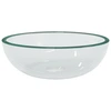 Image de vidaXL Lavabo en verre trempé 35x12 cm Transparent
