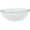 Image de vidaXL Lavabo en verre 50 x 37 x 14 cm, transparent