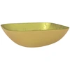 Image de vidaXL Lavabo verre 42x42x14 cm or