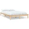 Image de vidaXL Lit en bois massif 120x200 cm pin