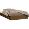 Image de vidaXL Lit en bois massif brun miel 75x190 cm