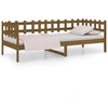 Image de vidaXL Lit de jour marron miel 90x200 cm pin massif