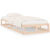 Image de vidaXL Lit en bois massif 75x190 cm