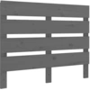 Image de vidaXL Tête de lit Gris 100x3x80 cm Pin massif