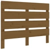 Image de vidaXL Tête de lit marron miel 100x3x80 cm pin massif