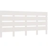 Image de vidaXL Tête de lit blanc 120x3x80 cm pin massif