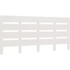 Image de vidaXL Tête de lit blanc 140x3x80 cm pin massif