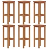 Image de vidaXL Barhocker 6 Stk. Massivholz Akazie