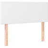 Image de vidaXL Tête de lit blanc 80x5x78/88 cm similicuir