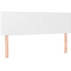 Image de vidaXL Têtes de lit 2 pcs. Blanc 72x5x78/88 cm Similicuir