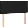 Image de vidaXL Tête de lit noir 80x5x78/88 cm Tissu