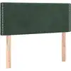 Image de vidaXL Tête de lit vert foncé 80x5x78/88 cm velours