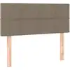 Image de vidaXL Tête de lit taupe 80x5x78/88 cm Tissu