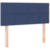 Image de vidaXL Tête de lit bleu 80x5x78/88 cm Tissu