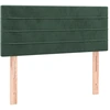 Image de vidaXL Tête de lit vert foncé 90x5x78/88 cm velours