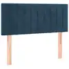 Image de vidaXL Tête de lit bleu foncé 80x5x78/88 cm velours