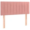 Image de vidaXL Tête de lit rose 80x5x78/88 cm velours