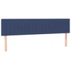 Image de vidaXL Têtes de lit 2 pcs. Bleu 100x5x78/88 cm Tissu