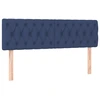 Image de vidaXL Têtes de lit 2 pcs. Bleu 80x7x78/88 cm Tissu