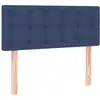 Image de vidaXL Tête de lit bleu 80x5x78/88 cm Tissu