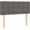 Image de vidaXL Tête de lit Gris 80x5x78/88 cm Similicuir