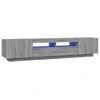 Image de vidaXL Ensemble de 2 armoires TV Lampes LED Gris Sonoma Matériau dérivé du bois