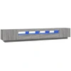Image de vidaXL Ensemble de 3 meubles TV Lampes LED Gris Sonoma Matériau dérivé du bois