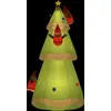 Image de vidaXL Sapin de Noël gonflable avec LED 500 cm
