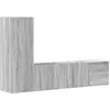 Image de vidaXL Ensemble de meubles TV 3 pièces Gris Sonoma Bois composite