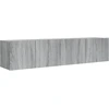 Image de vidaXL Ensemble de 2 meubles TV Gris Sonoma Bois composite