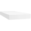 Image de vidaXL Matelas à ressorts ensachés blanc 90x200x20 cm similicuir